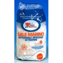 Sale marino artigianale integrale di Trapani fino, kg 25