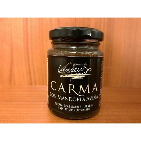 Carma, crema di mandorle e carrube